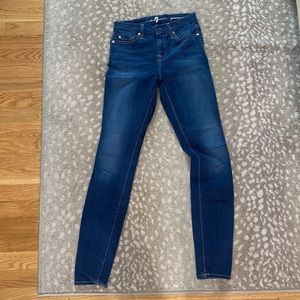 7 for all mankind size 25 jeans